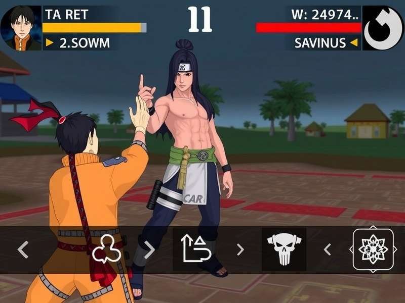 Free Fire MAX x Naruto collaboration gameplay screenshot showing characters and items