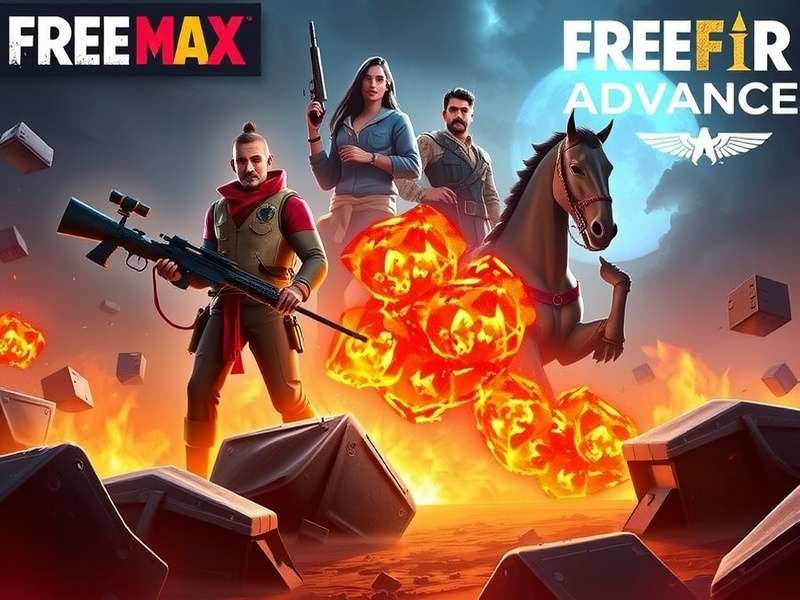 Free Fire MAX Advance Server OB51 Login Screen with new UI