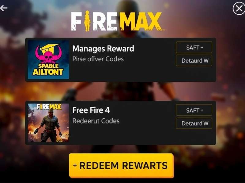 Free Fire MAX Gameplay with Redeem Rewards Showcased