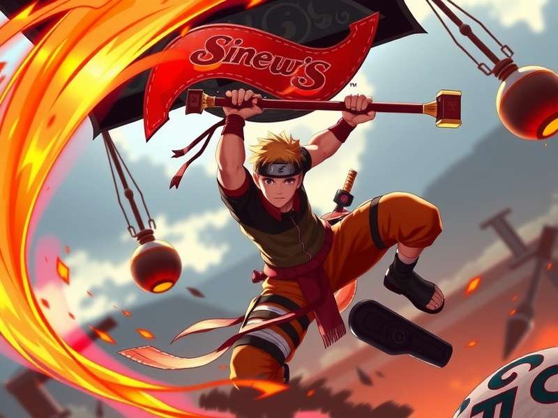 Free Fire MAX x Naruto Shippuden gameplay screenshot showing Rasengan ability