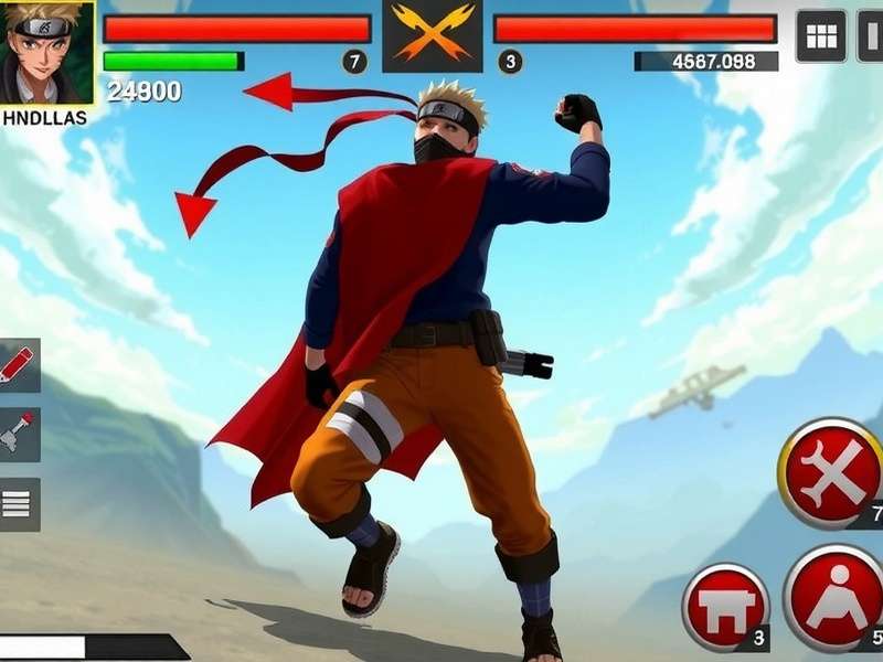 Free Fire MAX Naruto Collaboration Key Visual showing Naruto and Sasuke characters