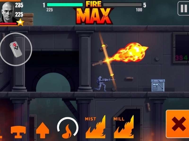 Free Fire MAX gameplay on mobile device