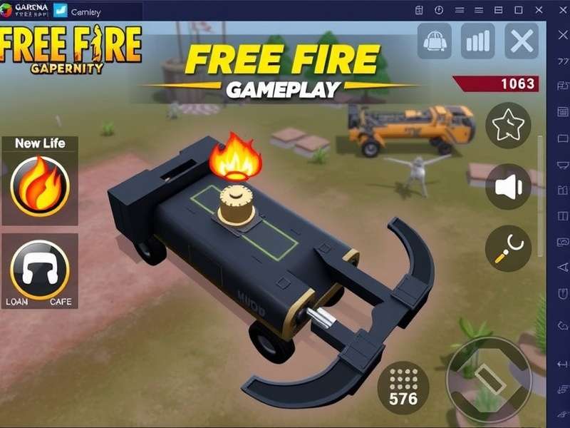 Free Fire MAX intense battle royale gameplay scene