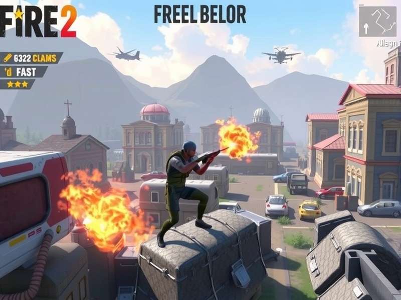 Free Fire MAX intense gameplay scene