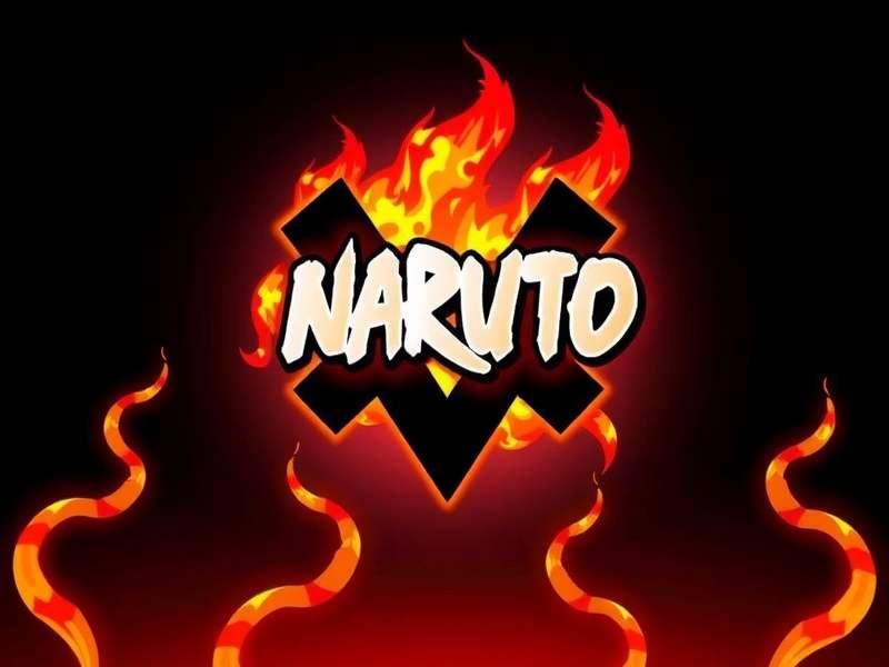 Detailed breakdown of the Free Fire MAX and Naruto combined logo showing color fusion and symbolism