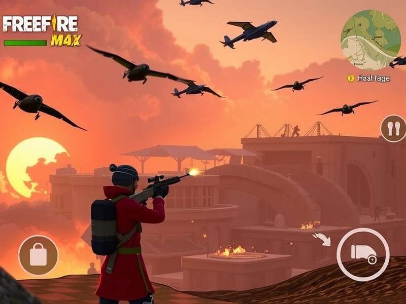 Free Fire MAX gameplay showcasing enhanced graphics and character details