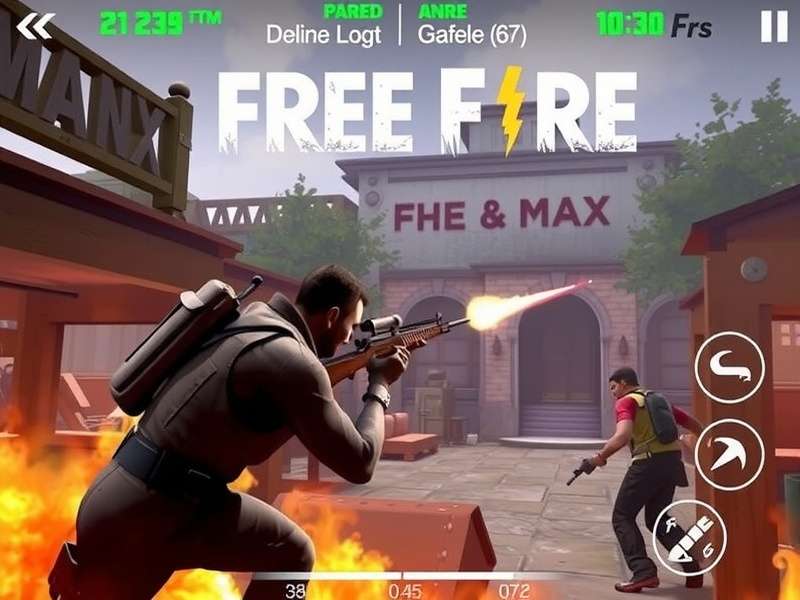 Free Fire MAX Gameplay on a Smartphone