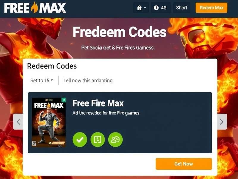 Free Fire MAX gameplay showcasing character skins and rewards obtained via redeem codes