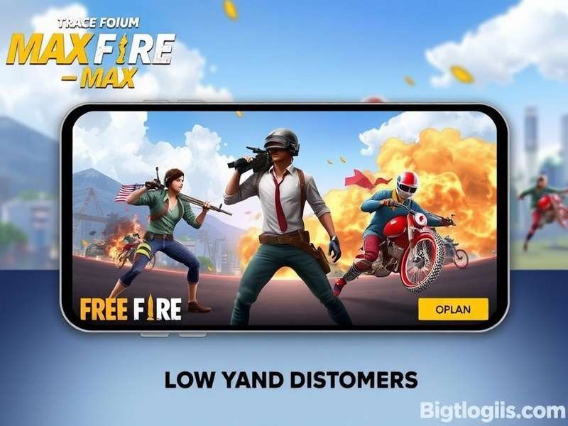 Free Fire MAX gameplay screenshot showing enhanced graphics