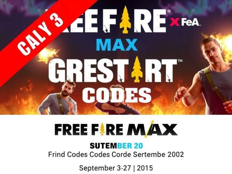 Free Fire MAX Redeem Codes September 3 Rewards Showcase