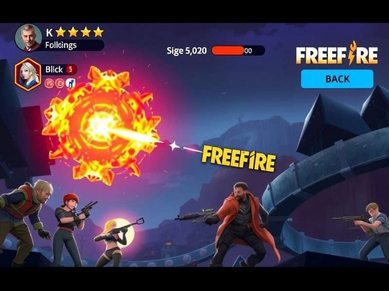 Free Fire MAX squad battle in Purgatory map