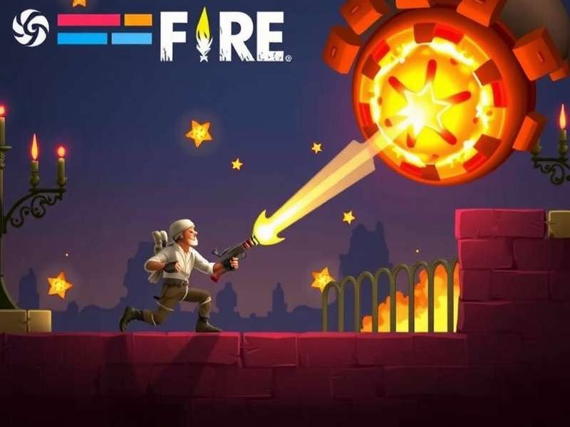 Free Fire MAX intense gameplay scene showcasing character action and vibrant graphics