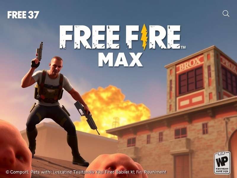 Free Fire MAX gameplay screenshot showcasing downloadable content