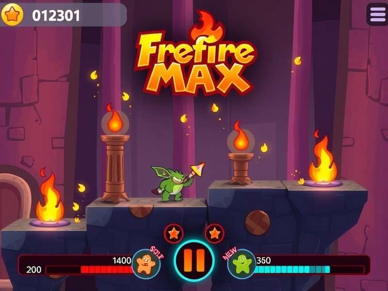 Free Fire MAX battle royale gameplay showcasing elite squad in action on Frefire Max