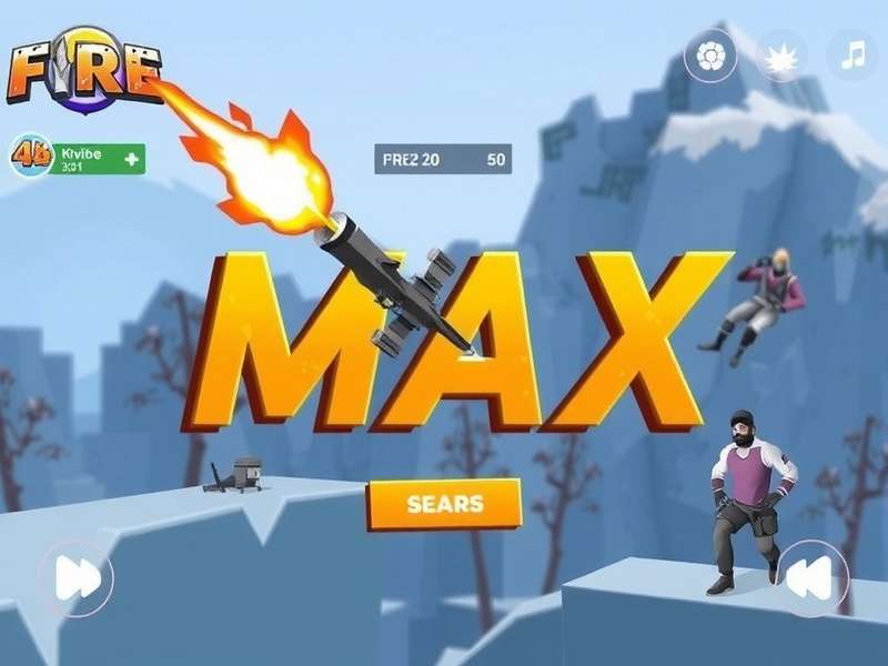 Free Fire MAX gameplay screenshot showing ultra HD graphics and battle royale action